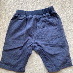 SLAPSLIP 接触冷感　紺色パンツ ズボン 80cmの画像