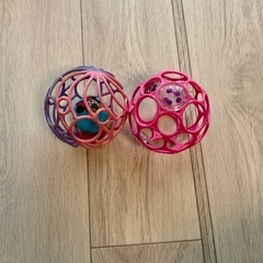Oball オーボール ピンク ミニー ラトル