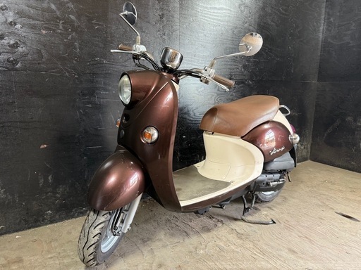 ★支払総額5.0万円★定休日なし！いつでも現車確認可能です！ ヤマハ ビーノ ブラウン SA37J おしゃれなビーノ！ 4ストインジェクション！ 集中キー！ 通勤、通学に♪