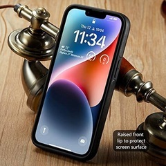 Sibada 新品！iPhone 14 Plus ケース 画面保護 blackの画像