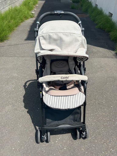 ベビーカー】コンビ ホワイトレーベル スゴカルα 4キャス compact エッグショック