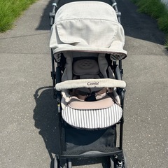 ベビーカー】コンビ ホワイトレーベル スゴカルα 4キャス compact エッグショックの画像