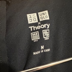 UNIQLO × Theory ブラックオールインワン Mとカーディガンセットの画像