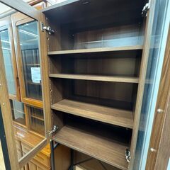 ★リユースのサカイ春日部店★KJ10691  キャビネット 茶色 H182×W65×D42 クリーニング済みの画像