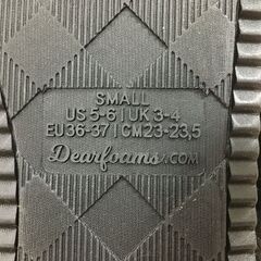 海外・日本製品のサルベージ品　DearFoams　モフモフサンダル　23～23.5の画像