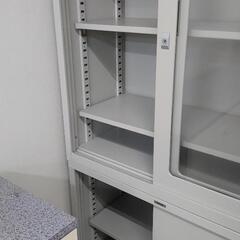 NAIKI  書類棚 ガラス戸  上下セットの画像