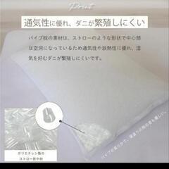 ダニゼロロックパイプ枕 小2個セットの画像