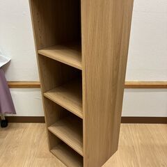 stp-3247　カラーボックス2点セット　4段　棚板可動式　ナチュラル　スリム　収納家具　オープン　収納棚　本棚　収納　小物収納　ラック　白　オープンラック　オープンシェルフ　テレビ台 　収納ボックス　収納ケース　本棚　チェスト　二段　シェルフの画像
