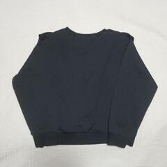 ◇未使用◇ BlueStrive ラメフリル切り替えプルオーバー 黒 Mの画像