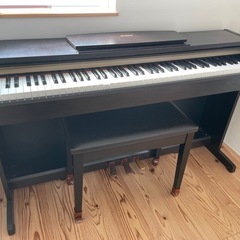※鍵盤一部不良あり YAMAHA電子ピアノ03年製の画像