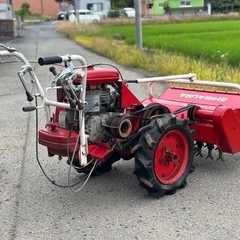 常総市から引き取り限定出品　シバウラ8馬力 自走式草刈機 ハンマーナイフモアの画像