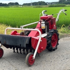 常総市から引き取り限定出品　シバウラ8馬力 自走式草刈機 ハンマ...