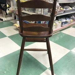 ジャングルジャングル貝塚店　ベビーチェア　幼児用　椅子　肘置き付き　　焦茶　シック　シンプル　貝塚市　二色浜　リサイクルショップ　
の画像