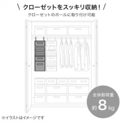 ニトリ吊り下げ収納の画像