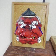 天狗面飾り 54cmの画像