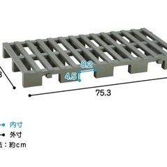 決まりました【庭セット】人工芝とスノコと葉っぱ装飾セットの画像