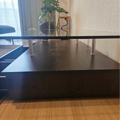 (お取り引き中)収納つき！ローテーブルの画像