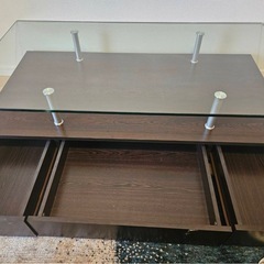 (お取り引き中)収納つき！ローテーブルの画像