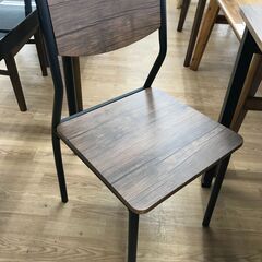 ★リユースのサカイ春日部店★KJ10695  2人用ダイニングセット ブラウン H76×W70×D70 クリーニング済みの画像
