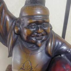 恵比寿様 金属 彫刻  49cmの画像