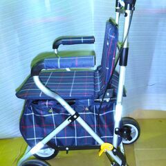 M0027 幸和製作所 シルバーカー TacaoF テイコブ ST07 老人車 手押し車 座れる 折り畳み可 中古品の画像