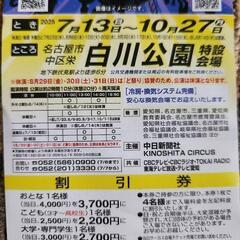 木ノ下大サーカス　割引券の画像