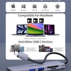 USB-C ハブ 7in1 4K HDMI PD充電対応 新品の画像