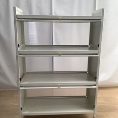 No.92　キャビネット　収納棚　フラップ扉（豊橋市収集業務課リユース家具）の画像