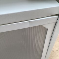 No.92　キャビネット　収納棚　フラップ扉（豊橋市収集業務課リユース家具）の画像