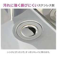 GAONA これエエやん 流し用排水プレート ステンレス GA-PB082 シルバーの画像