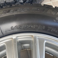 軽自動車　タイヤホイール　13×4j  145/80R13
の画像