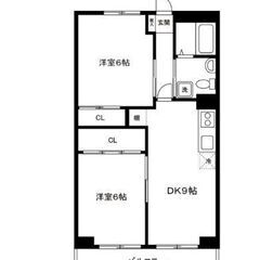 ★江戸川区エリア・２LDK物件★都営新宿線『一之江』駅徒歩８分♪２人入居可・２階以上・バルコニー・駐輪場♪ - 江戸川区