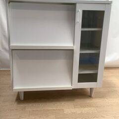 No.94　キッチンキャビネット　レンジ台　フラップ扉（豊橋市収...