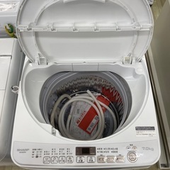 SHARP 7.0kg全自動洗濯機【リサイクルフカツ岡崎倉庫店】250701NA-25の画像