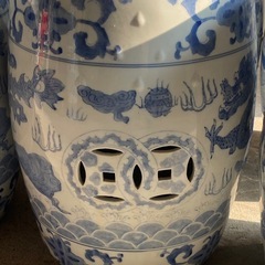 ※ 陶器 椅子 中国風　6脚セット　の画像