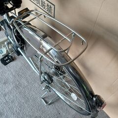 ＜整備済み中古＞　26インチ ママチャリ 電動アシスト自転車 3段変速の画像