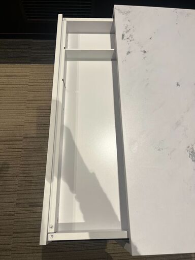 【福岡市限定】【展示品・未使用品】デスク 学習机 パソコンデスク 大理石柄 福岡市限定】【展示品・未使用品】デスク 学習机 パソコンデスク