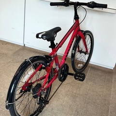 ＜整備・美品車＞あさひ ドライドR 20インチ・ジュニアクロスバイク・シマノ変速6段シフト・レッドの画像