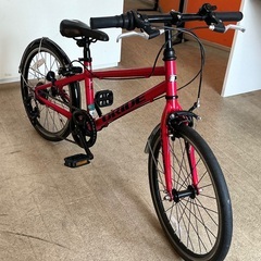 ＜整備・美品車＞あさひ ドライドR 20インチ・ジュニアクロスバイク・シマノ変速6段シフト・レッドの画像