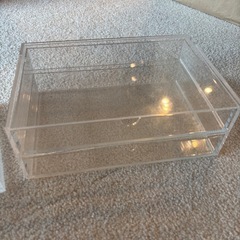 無印　クリアケース　収納の画像