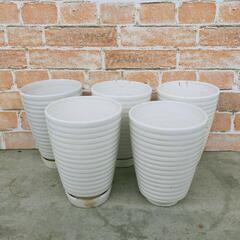 植木鉢５個の画像