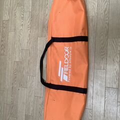 No.102　FIELDOOR　アウトドアコット　キャンプベッド　オレンジ　（豊橋市収集業務課リユース家具）の画像