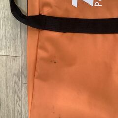 No.102　FIELDOOR　アウトドアコット　キャンプベッド　オレンジ　（豊橋市収集業務課リユース家具）の画像