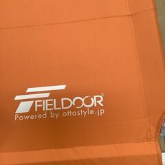No.102　FIELDOOR　アウトドアコット　キャンプベッド　オレンジ　（豊橋市収集業務課リユース家具）の画像