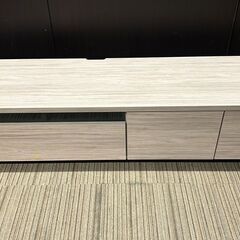 【展示品・未使用品】テレビボード シャビーホワイト 幅160㎝ ...
