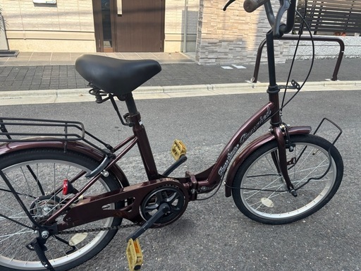 折りたたみ自転車 ダークブラウン20インチ (はる) 東大阪の