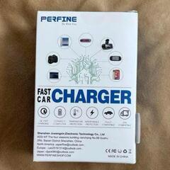 24V対応 ファストカー充電器 温度保護機能付き USBケーブル付属の画像
