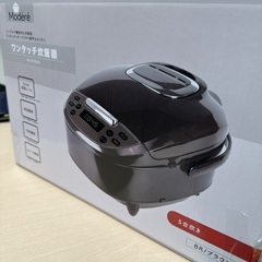 新品 5合炊き炊飯器 ブラウンの画像