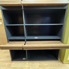 ★リユースのサカイ春日部店★KJ10704  ディスプレイラック ブラウン H183×W93×D35 クリーニング済みの画像