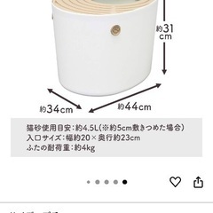 猫トイレの画像